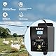 230V Weidezaungerät mit LCD-Anzeige, Briidea 12.000 V 3 Joule Elektrischer Zaunladegerät, 10 km Reichweite, Sicherer und Effektiver Tierschutz für Nutztiere, Garten und Weide