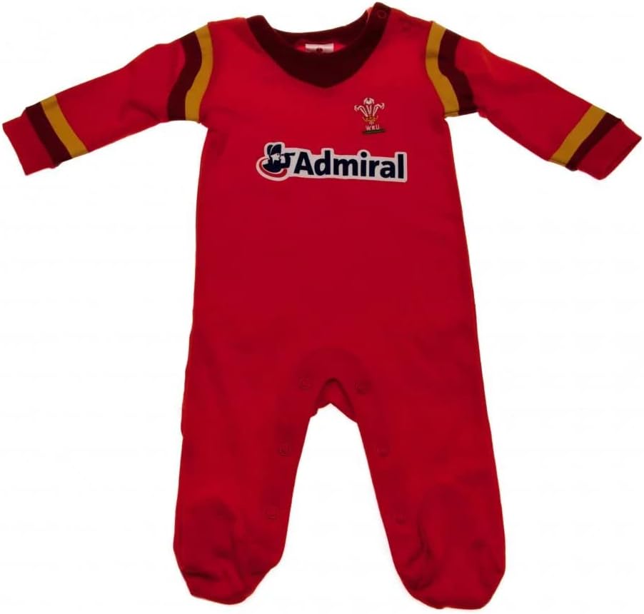 Wales RUWales Rugby Union Baby Boys' Wales Wru 2016/17 Infants Sleepsuit 12 - 18 Months Red