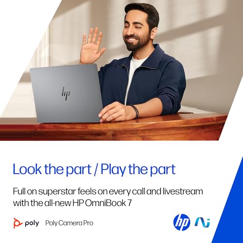 Image of HP OmniBook 7 OLED (Previously Pavilion Plus) Intel Core Ultra 5 255H (16GB LPDDR5,1TB SSD) 3K, 0.2 ms, 14'' /35.6cm, Win11, M365, Office24, Meteor Silver,1.5kg, fr0789TU, 5MP Camera, Backlit AI Laptop