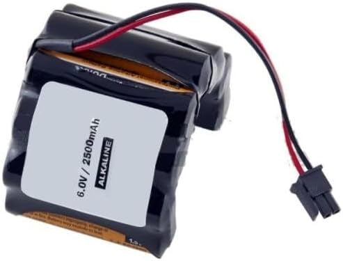RADWELL Substitute for Part Number ULTIMATELUBER250, Battery Pack, 6V, 2500Mah, Alkaline, W/Wire Leads & Connector, Non-Rechargeable, Battery, Ultimate LUBER 250-SUB-BATTERY