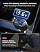 【Upgraded】 SUPERONE Retractable Car Charger 4 in 1, Fast Car Phone Charger with Cord 2.6ft, USB C and Apple Car Adapter, Compatible with iPhone 16 15/15 Pro Max/14/13/12/11, Galaxy, Pixel