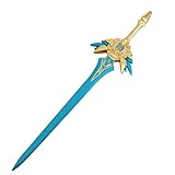 Fantasy Game Genshin Impact Cosplay Foam Sword Scepter Blade Weapon Costume Kids Friendly (Varies Style) (Skyward Blade)