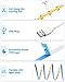 Aclorol USB COB LED Strip Lights Warm White Led TV Backlight 5V 1M 3.28FT 320Leds 3000K CRI85+ COB Flexible Lights with 1M USB Powered for Bedroom Under Cabinet Kitchen DIY Lighting Project