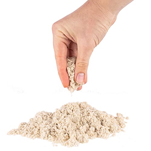 Genio Kids Magic Sand, 1,2 kg Knete Sand, Sandknete für Kinder, Magischer Sand Nachfüllpack, Modelliersand für Mädchen und Jungen (Natural) – Ansicht 5