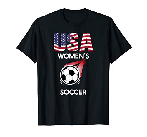 Support Women s Soccer Team USA T-Shirt