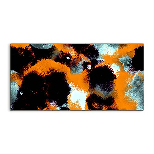 Photo sur verre trempe Coloray tableau abstrait haut de gamme art mural panoramique