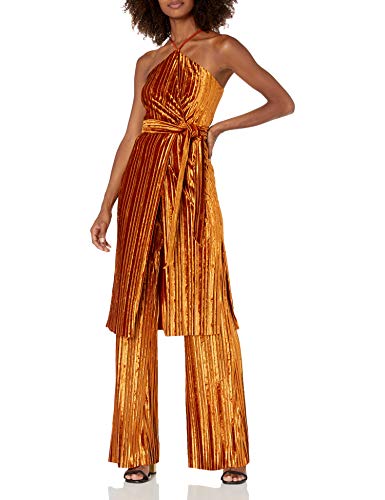 House of Harlow 1960 Women's Pearl Maxi TOP, Rust Red, Medium