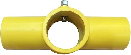 Miniatura 2 de Brida de tubo multiusos, parte de cerca de eslabones de cadena de 2 pulgadas con tornillo de juego, parte de conexión para postes de cerca y