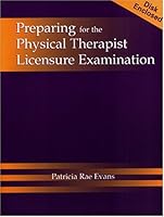 Preparing for the Physical Therapist Licensure Examination (Book with Diskette) 0803602510 Book Cover