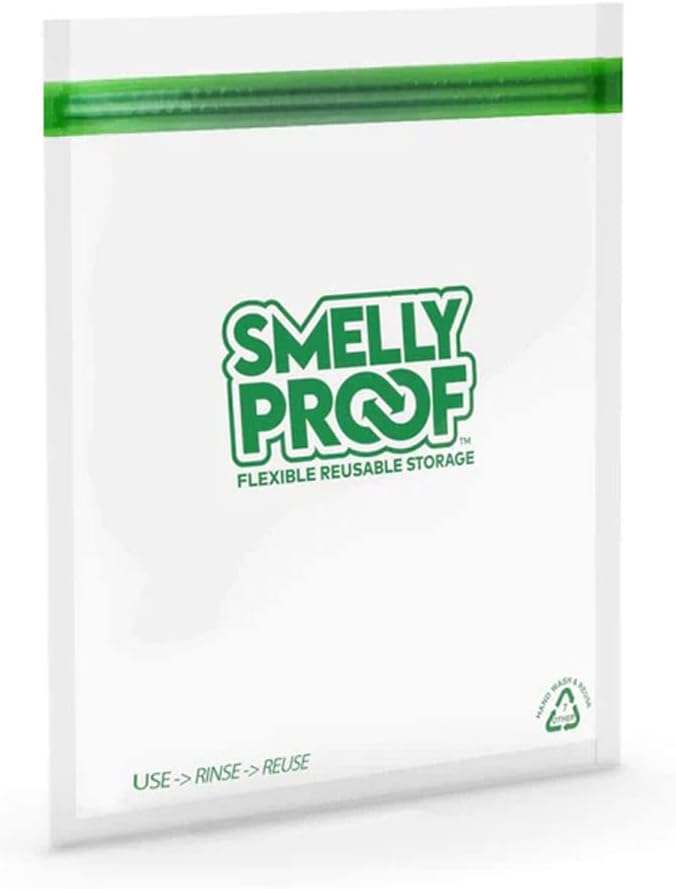 Smelly Proof Clear Storage Bags Bags - Large - 10 Pack