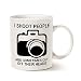 MAUAG Funny Photographer Coffee Mug Christmas Gifts, I Shoot People and Sometimes Cut Off Their Heads Unique Gag Gifts for Photography Lover Cup White, 11 Oz