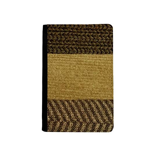 Étui passeport en tissu marron à motif abstrait pour vos escapades et vacances