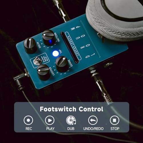 Image of FLAMMA FS01 Drum Machine & Phrase Loop Pedal Guitar Pedal Mix Mode 20 Minutes Looper Capacity 121 Rhythms