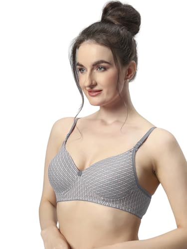 Image of Sonari Maggi Womens Lightly Padded Polyester T Shirt Bra | Wire Free, Lightly Padded Cups, Medium Coverage, Detachable Straps, U Back Design | Hook and Eye Closure, Essential Everyday Bra