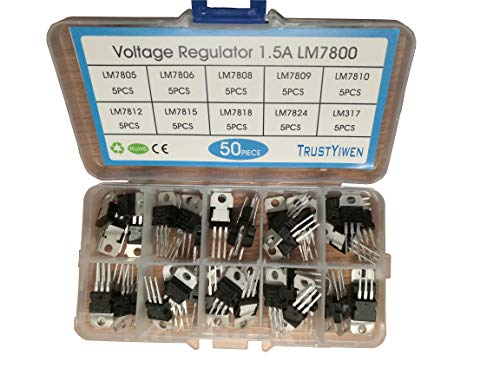 voltage regulator 7812 - New 50 x LM7805 LM7806 LM7808 LM7809 LM7810 LM7812 LM7815 LM7818 LM7824 LM317 1.5A Voltage Regulator FBA