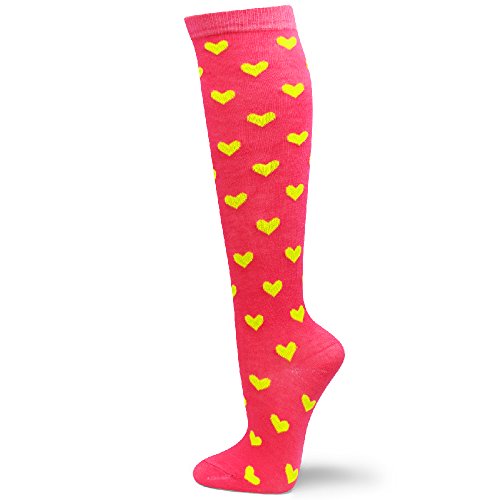 Image of SocksKnee Women Multi-Pack Colorful Variety Design Assorted Activewear Knee-High Stocking Socks, 9-11