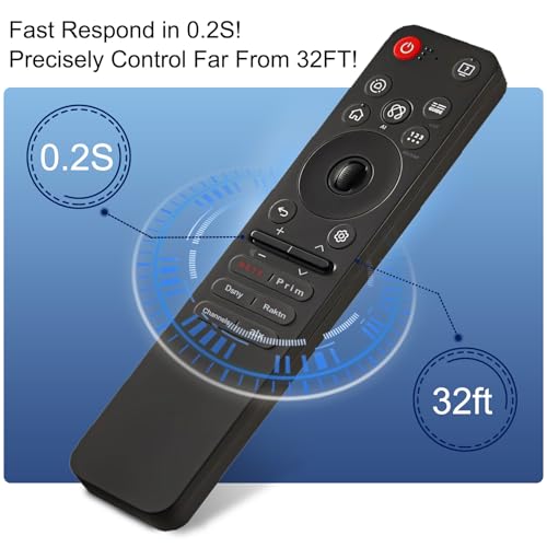 Télécommande magique LG AKB76046603 MR25GA pour TV OLED et QNED