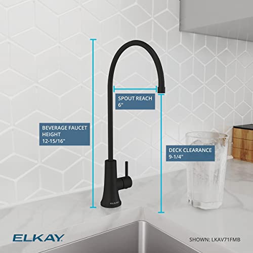Image of Elkay Avado LKAV71MB Beverage Faucet with Filtered Drinking Water