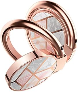 i-Blaosn Cosmo 360° Rotation Phone Ring Holder Snaps, Marble
