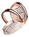 i-Blason Anneau Support pour Téléphone Portable, Rotation à 360° Pliable à 180°, Design Paillettes [Cosmo] Bague Béquille Universelle, Magnétique Voiture Montable (Marbre Rose)