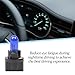 Zpana Car Halogen Instrument Cluster Bulbs Kits, 20PCS T5 17 57 86 Vehicle Dash Panel Lamp With Twist Lock Socket, 12V Automotive Interior Replacement Dashboard Light, Universal Fit (Blue)