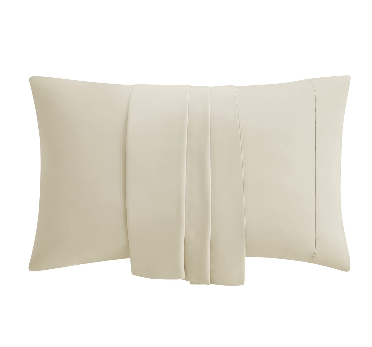 Empyrean Bedding Pillow Case King Size Pillow Cases 2, Soft Microfiber King Pillow Cases 2, Ultra Cooling, Stain, Fade Resistant King Pillowcases, Envelope Enclosure King Pillow Case Cream - Image 4