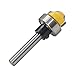 Yakamoz 1/4 Inch Shank Faux Panel Ogee Groove Router Bit with Bearing Carbide Tipped Tenon Cutter Woodworking Tool