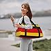 German Flag Duffel Travel Gym Sports Overnight Weekend Duffle Bags For Men Women