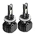 Bulbos de La Linterna del Coche, Faro de 2pcs Fanless H15 (H/L) LED 60W 6000K