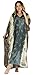 Up2date Fashion Women Satin Kaftan,Unique Paisley Print Caftan, Plus Size, Style Caf-04