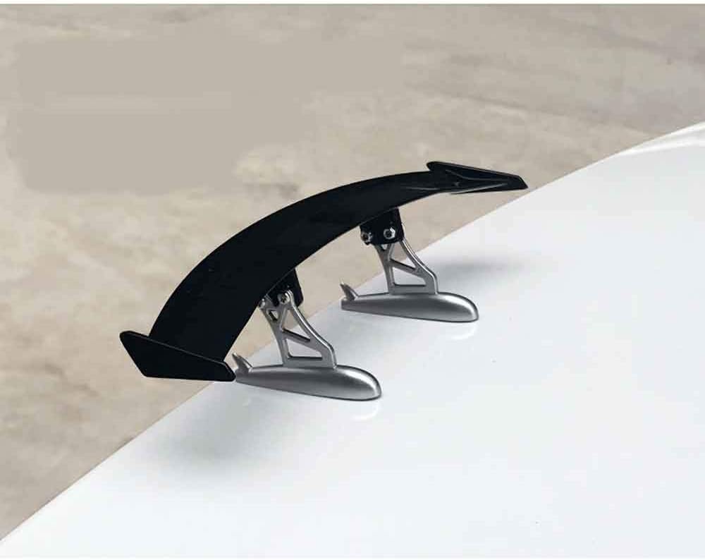 SHIFENG Car Decoration Sticker Mini Auto Tail Wing Spoilers For Mercedes-benz Smart 450 451 453 fortwo forfour(black big)