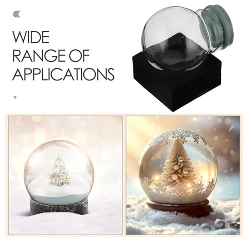 Bola de nieve DIY para decoración del hogar y manualidades en familia 4