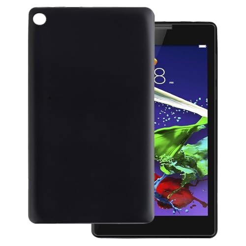 OAGELIM Hülle Kompatibel mit Lenovo Tab 2 A7-10 A7-10F 7.0 2015, Leichtes Weiches TPU, Kratzfeste Ultra Slim Schützende Tablet Hülle, Stoßfeste Schale Schlagfest(Schwarz)