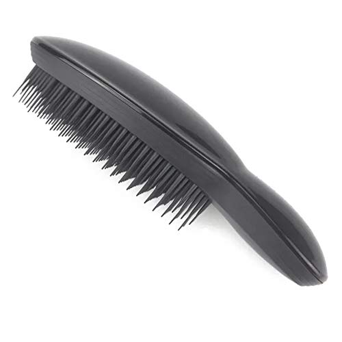 HYATUUTO Detangler Hair Brush Detangling Hairbrush - Tangle Free Hair Brush for Curly Natural Straight Wet Dry Hair Black