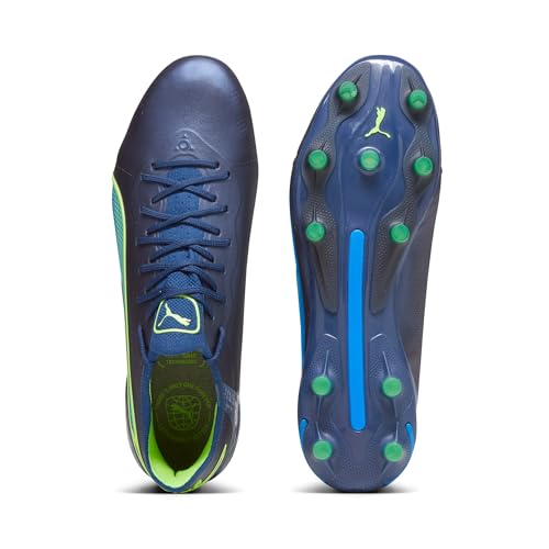 PUMA Unisex King Ultimate Fg/Ag Leichtathletik-Schuh, Mehrfarbig (Persian Blue Pro Green Ultra Blue), 41 EU – Ansicht 6