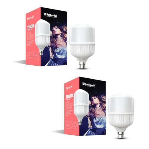 Thor 30W B22 Base LED Bulb For Home & Office | Energy Efficient | 230 Degree Light Coverage | Surge Protection up to 4KV | Rated Life 15000 Hrs |Warm 