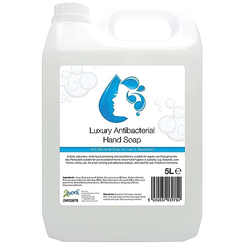 2Work Conditioning Antibacterial Handwash 5 Litre Bulk Bottle 2W03975