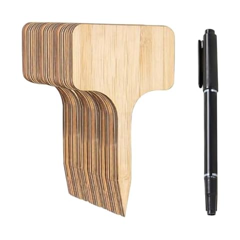Lot de 40 étiquettes en bois HDGSAFD Cover