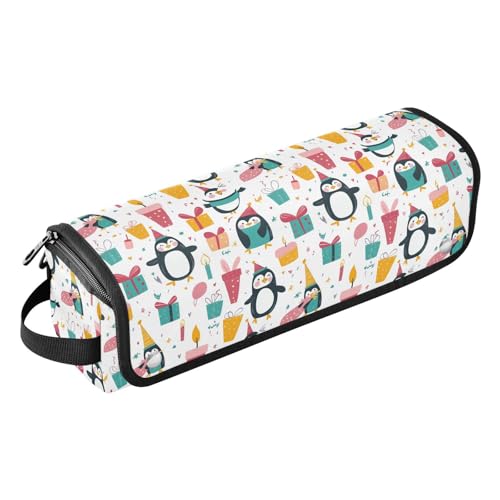 Bolsa organizadora de viaje Penguin Gift Marble para herramientas de cabello, resistente al calor, con alfombrilla para planchas, rizadores y accesorios de cuidado capilar miniatura 1