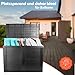 BigDean Aufbewahrungsbox Garten 170L mit Stecksystem aus Kunststoff – Auflagenbox wasserdicht für outdoor geeignet – Kissenbox im kompakten Design & Made in Europe