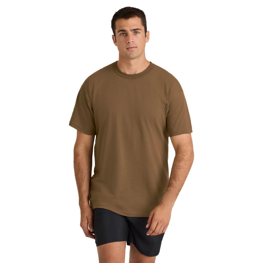 Soffe Mens 3 Pack - USA Poly/Cotton Military Tee, Black