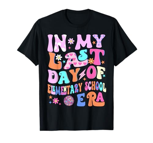 in My Last Day of Elementary School Era Kids Graduation Gift T-Shirt