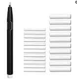 ZMOL Electric Eraser for Artists, 20 Refills, Automatic Portable Erasers for Precise Drawing, Battery Operated Electric Eraser Kit for Sketch Pencil, Crafts (Black)