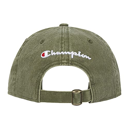 Champion Ameritage Adjustable Baseball Cap in Cargo Olive #TOP5