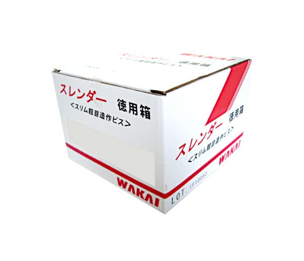 徳用箱スレンダー細ビス　65センチ　 Amazon.co.jp: WAKAI スレンダー赤箱 徳用箱 3．8×65 SR65T