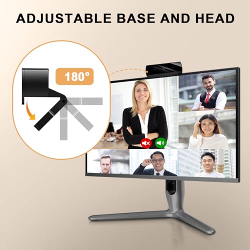 Webcam,Webcams for PC, Full HD 1080P Video Calling, HD Light Correction, Works with Skype, Zoom, FaceTime, Hangouts, PC/Mac/Laptop/MacBook/Tablet - Image 6