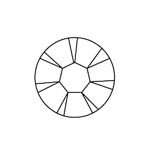 400 Pcs 2Mm - 6Mm Resin Rose Pink Round Rhinestones Flatback Mix Size 14-Facet #TOP3