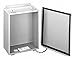 Hoffman 8"H x 6"W x 4"D Metallic Enclosure, Gray, Knockouts: No, Screwdown Clamps Closure Method