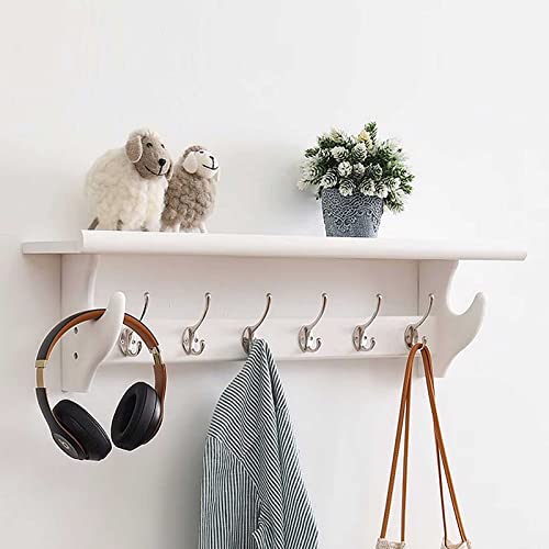 Support mural pour vêtements blanc rail de penderie suspendu chambre dressing - 3
