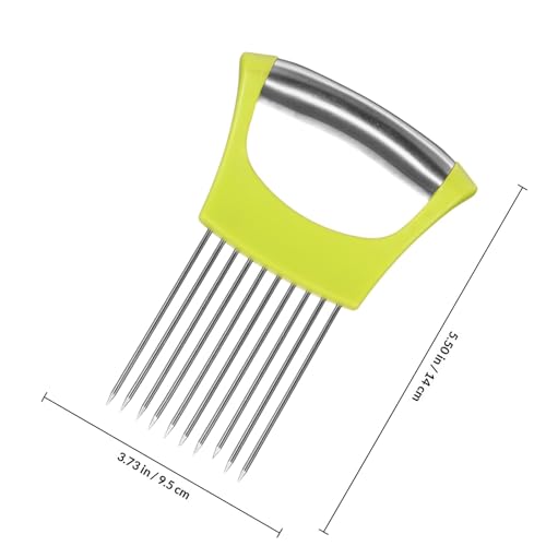 Herramienta para Cortar Cebollas y Verduras de Acero Inoxidable 2 Piezas miniatura 2